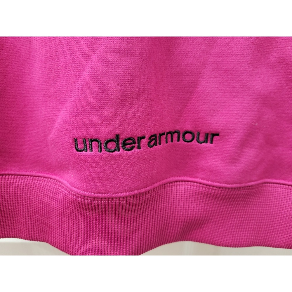 Under Armour  Hoodie Pullover Womens Small Pink Raspberry Excellent Cond - Picture 5 of 6